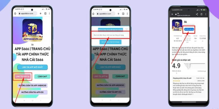 Cách tải app S66 cho Android và iOS